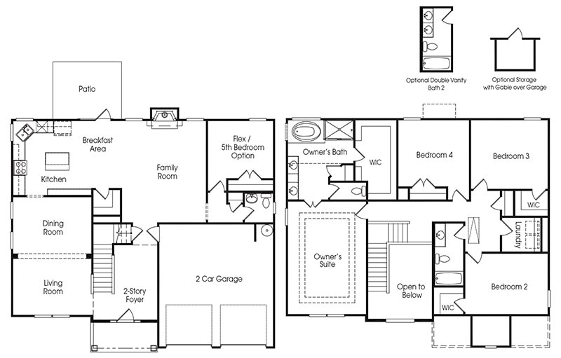 Bradshaw single-family floor plan