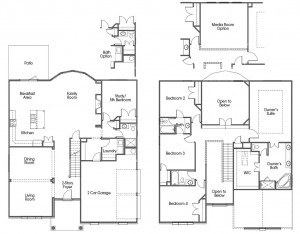 Laurelwood single-family floor plan