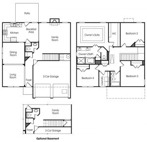 Duval single-family floor plan.