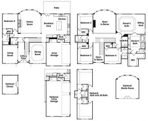 Brookmere single-family floor plan.