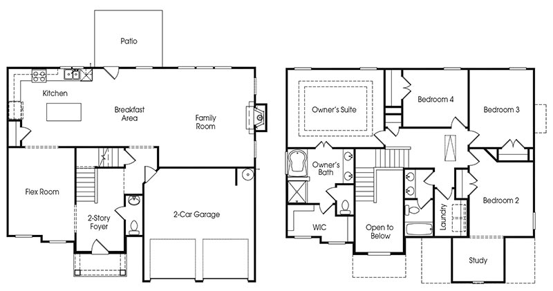 Crawford single-family floor plan.