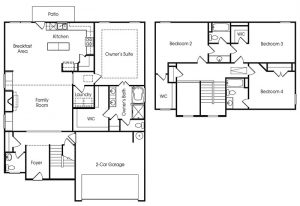 Kensington single-family floor plan.
