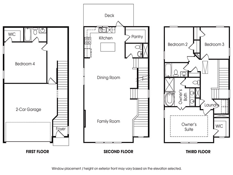 Townsend 4BR-A single-family floor plan