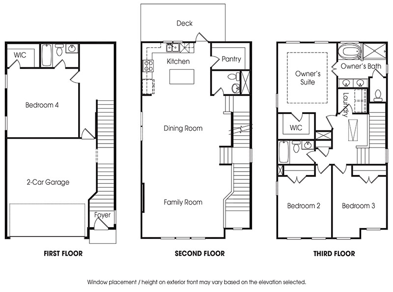 Townsend 4BR-B single-family floor plan