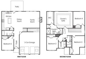 Crestbrook single-family floor plan