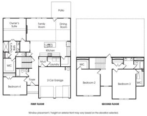 Fairbrook single-family floor plan