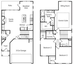 Georgetown single-family floor plan