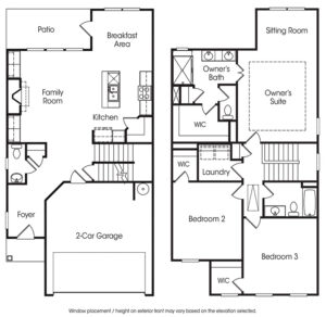 Georgetown single-family floor plan