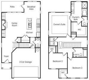 Lexington single-family floor plan