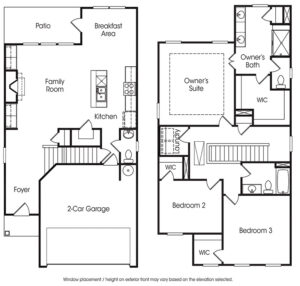 Lexington single-family floor plan