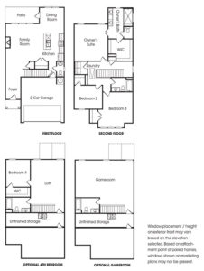 Lincoln single-family floor plan