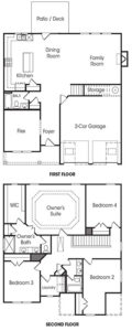 Willow Cove’s Cresthaven single-family floor plan