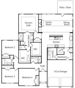 Willow Cove’s Fairview single-family floor plan