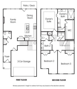 Cherokee single-family floor plan