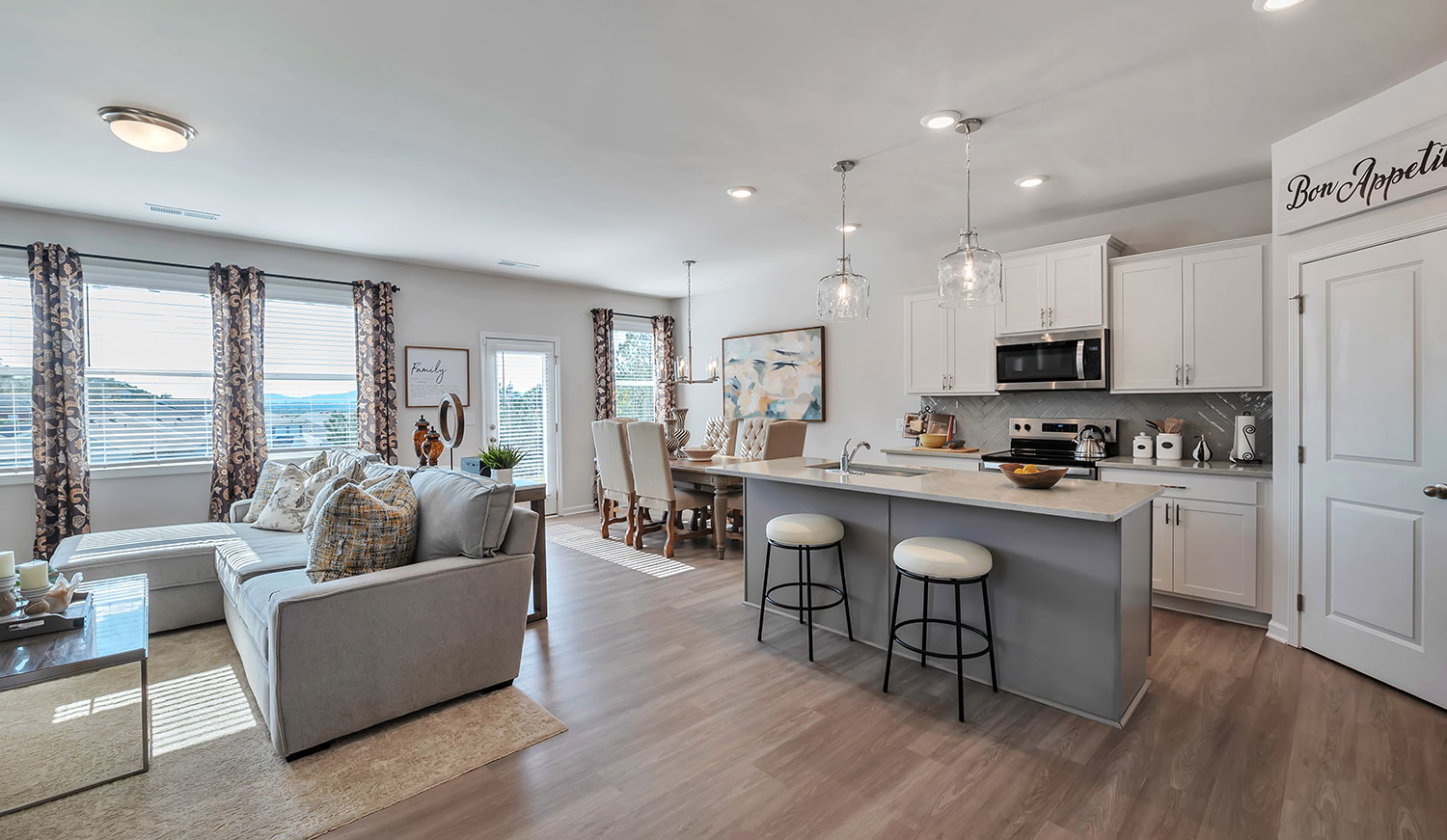 Old Mill Model Home Kitchen