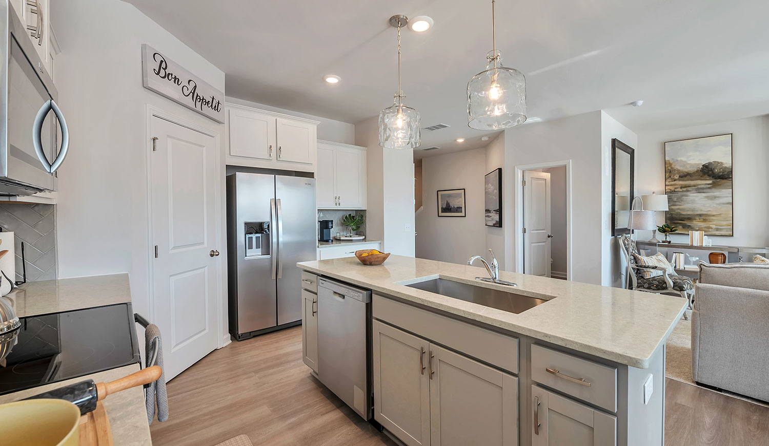 Old Mill Model Home Kitchen