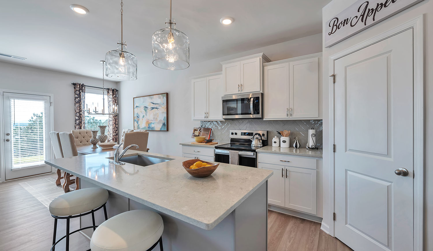 Old Mill Model Home Kitchen