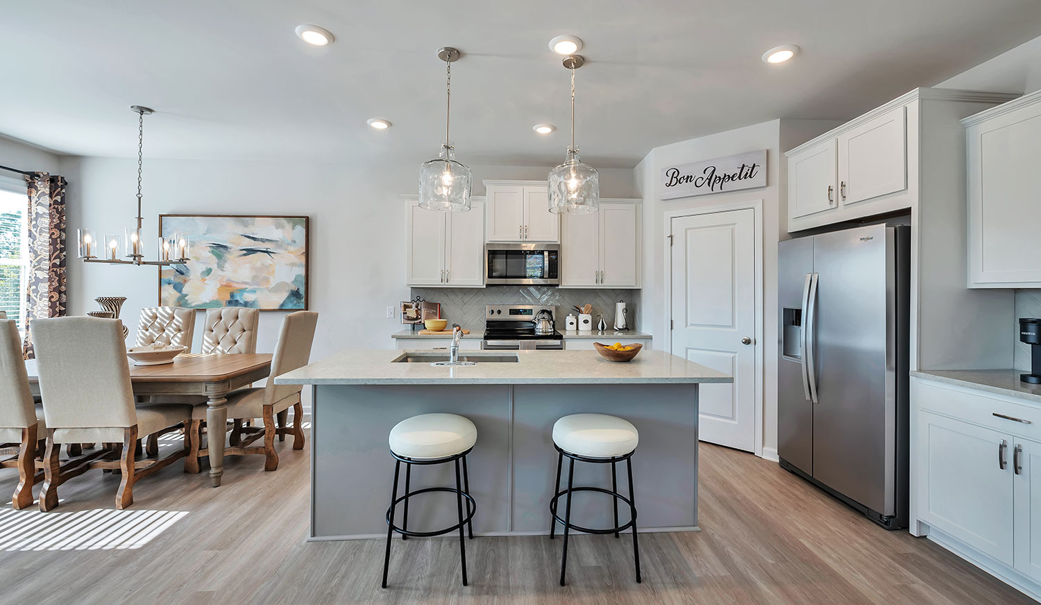 Old Mill Model Home Kitchen